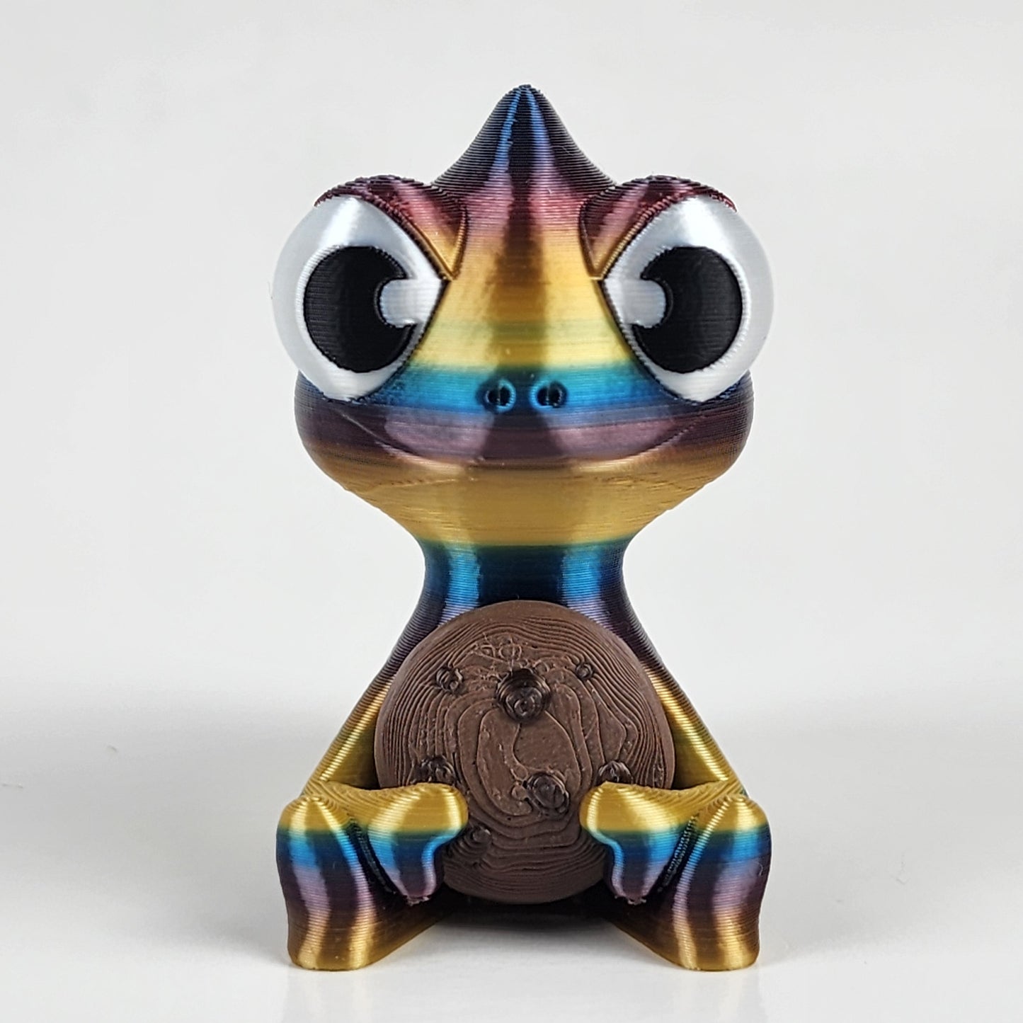 The Karma Stories "Karmen Chameleon" With Cookies! Rainbow Colored. YouTube Channel Mascot!