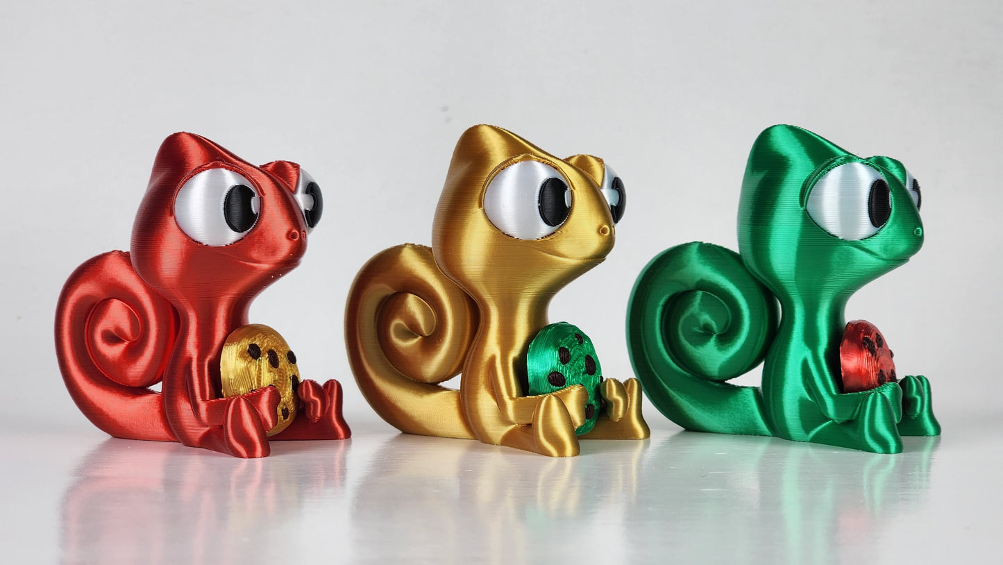 Limited Edition 3x Karma Stories "Karmen Chameleon" With 12 Cookies! Red/Gold/Green. YouTube Channel Mascot!