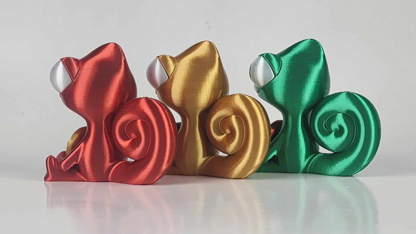Limited Edition 3x Karma Stories "Karmen Chameleon" With 12 Cookies! Red/Gold/Green. YouTube Channel Mascot!