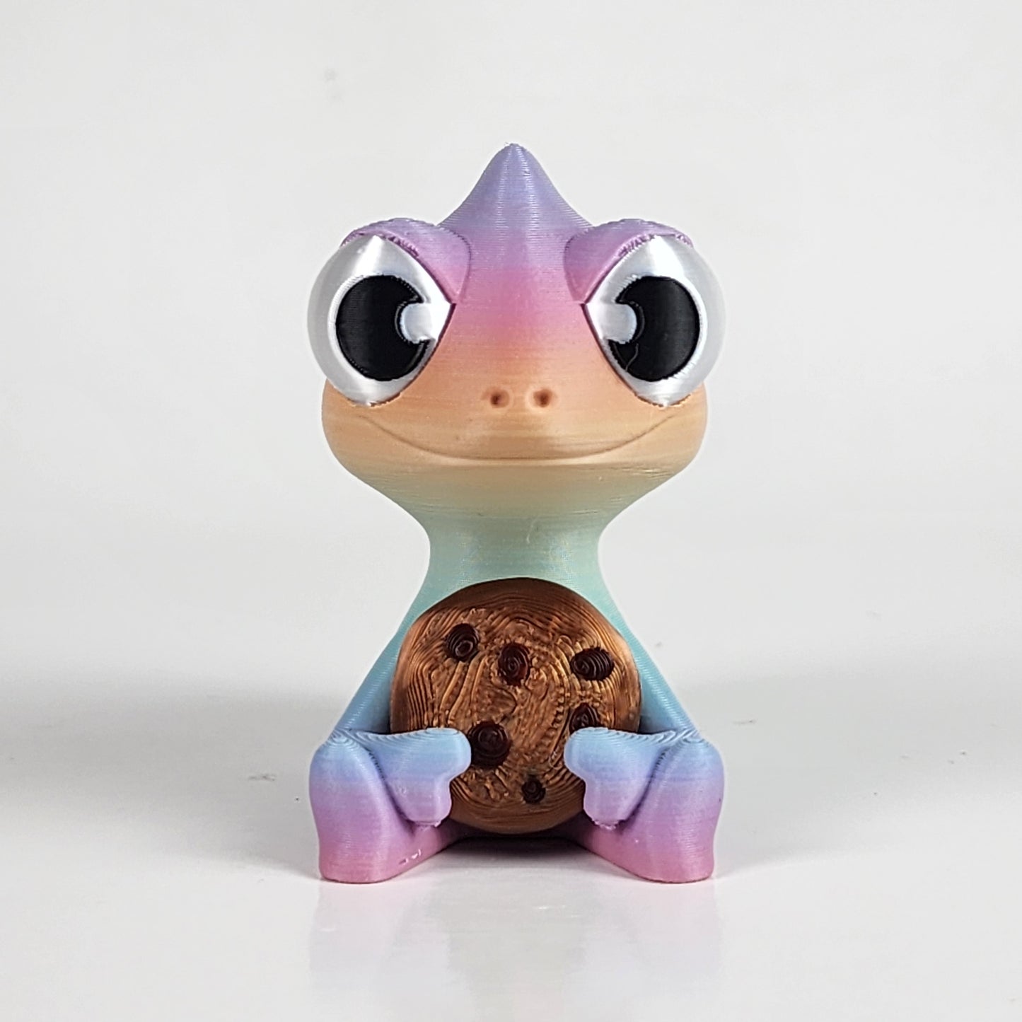 The Karma Stories "Karmen Chameleon" With Cookies! Pastel Rainbow 2.0 Colored. YouTube Channel Mascot!