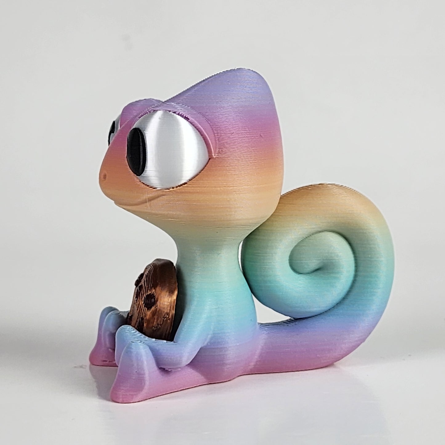 The Karma Stories "Karmen Chameleon" With Cookies! Pastel Rainbow 2.0 Colored. YouTube Channel Mascot!