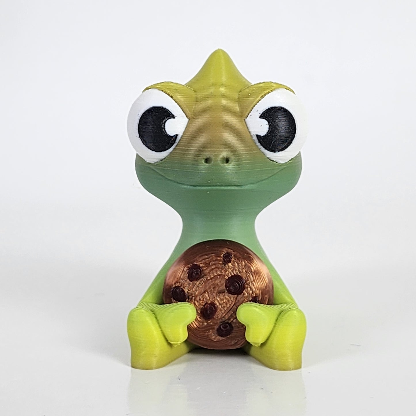 The Karma Stories "Karmen Chameleon" With Cookies! Matcha Rainbow Colored. YouTube Channel Mascot!