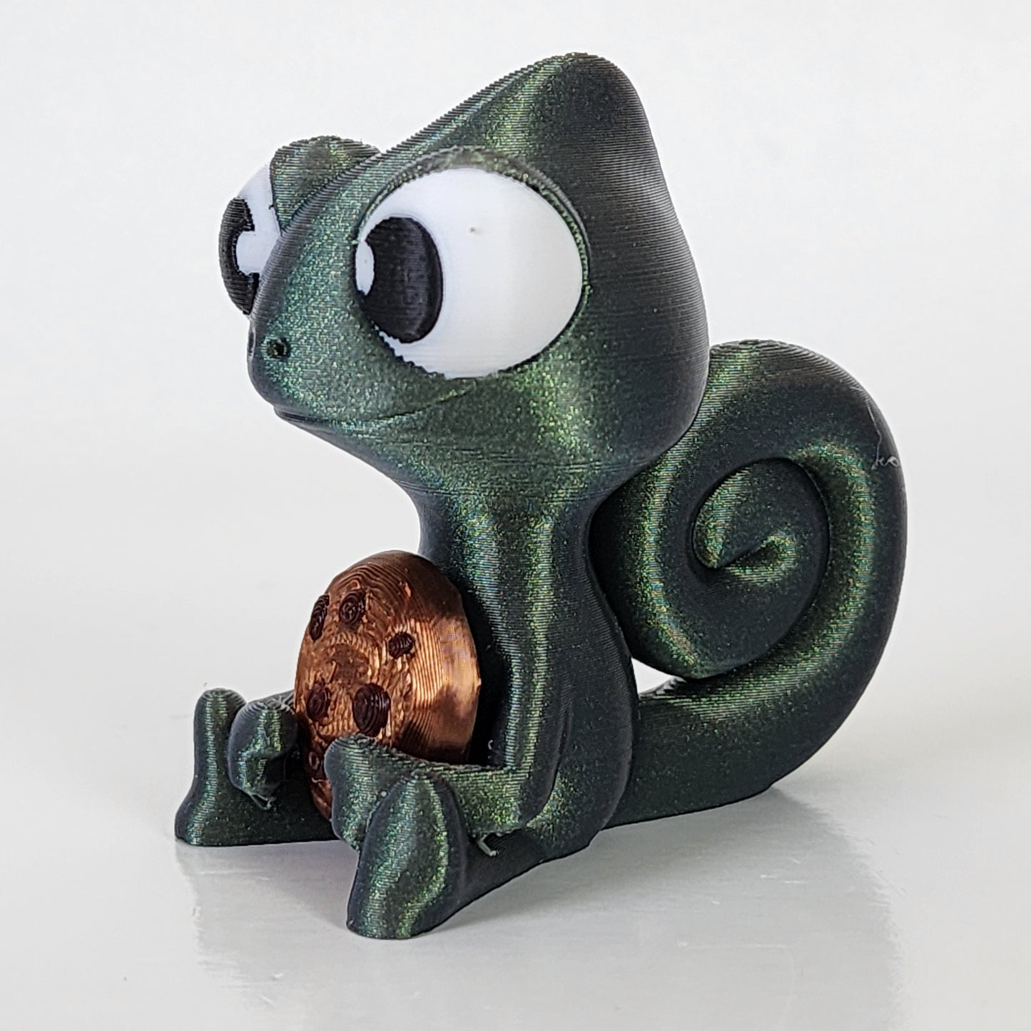 The Karma Stories "Karmen Chameleon" With Cookies! Galaxy Aurora Colored. YouTube Channel Mascot!