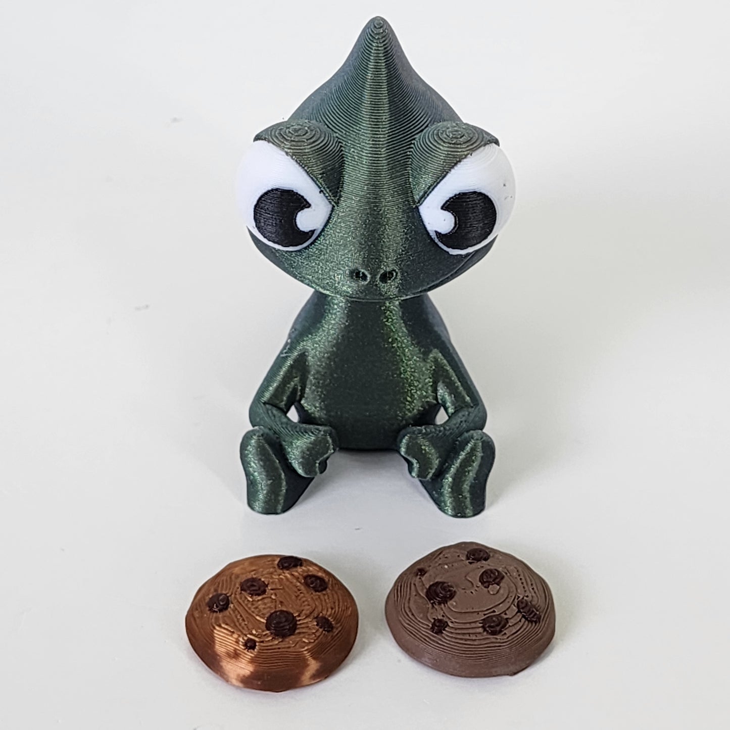 The Karma Stories "Karmen Chameleon" With Cookies! Galaxy Aurora Colored. YouTube Channel Mascot!