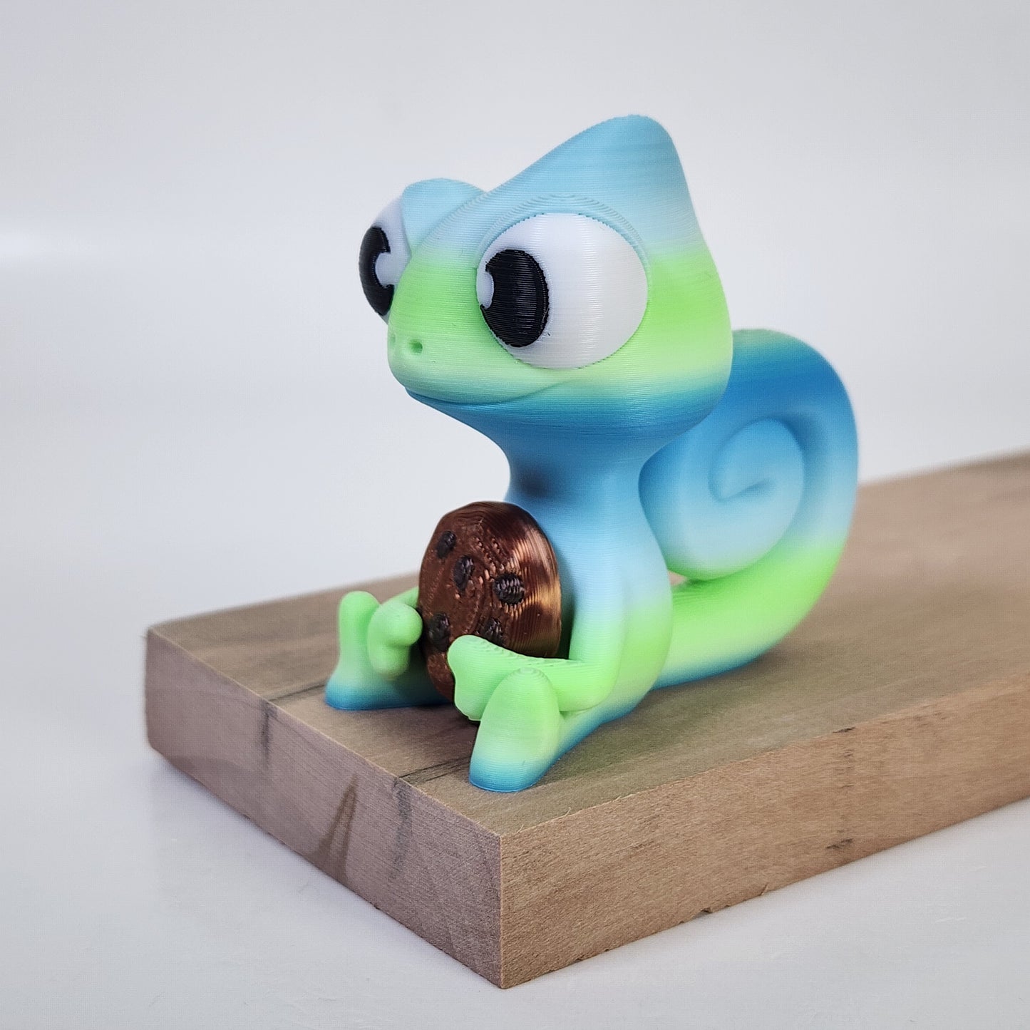 The Karma Stories "Karmen Chameleon" With Cookies! Ziro Ocean Colored. YouTube Channel Mascot!