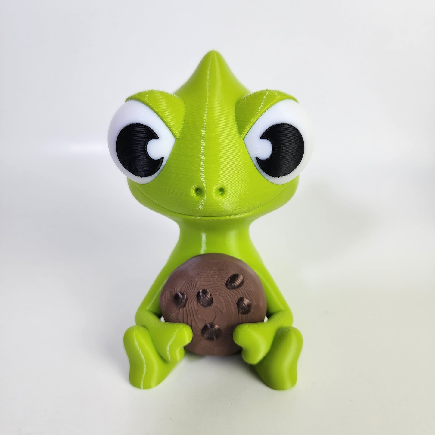 The Karma Stories JUMBO "Karmen Chameleon" With Cookies! Lime Green!