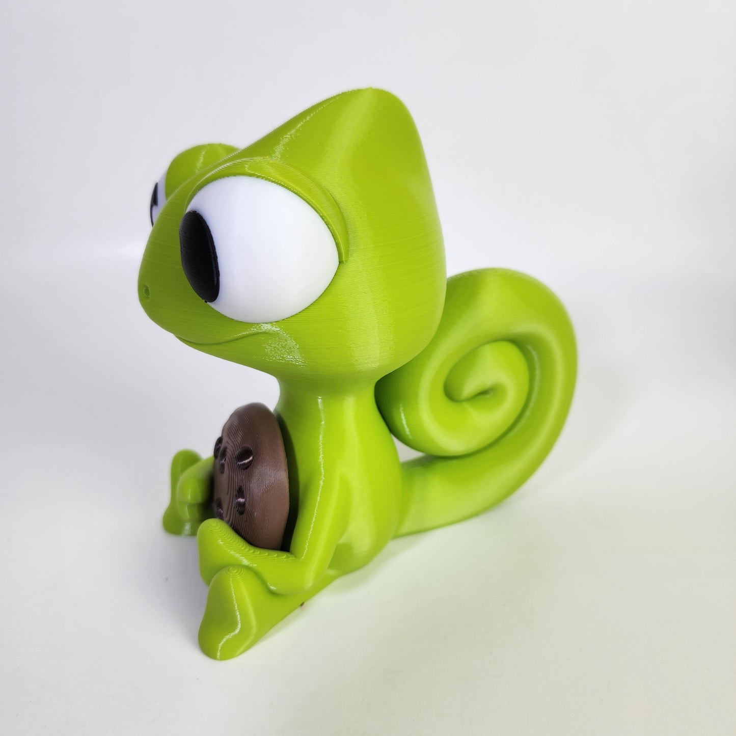 The Karma Stories JUMBO "Karmen Chameleon" With Cookies! Lime Green!