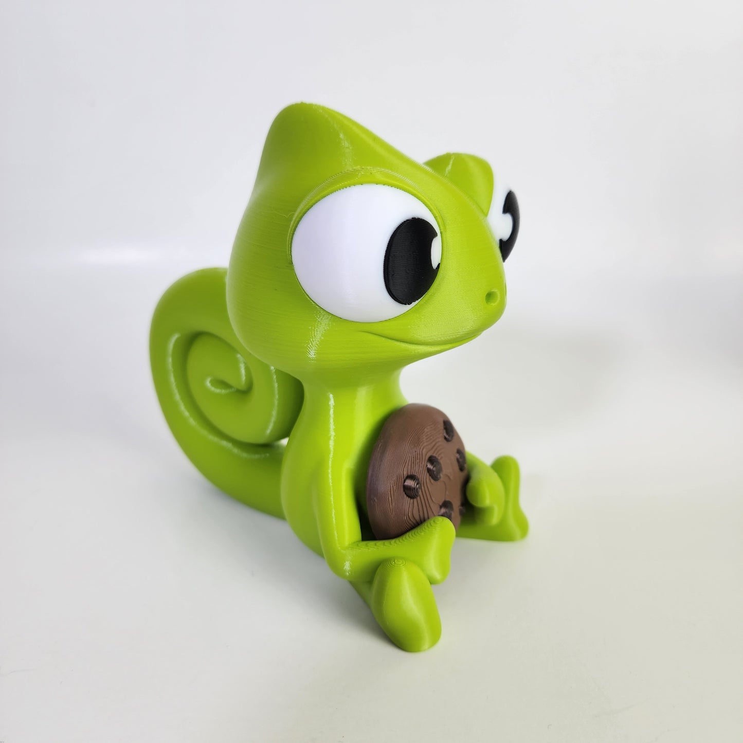 The Karma Stories JUMBO "Karmen Chameleon" With Cookies! Lime Green!