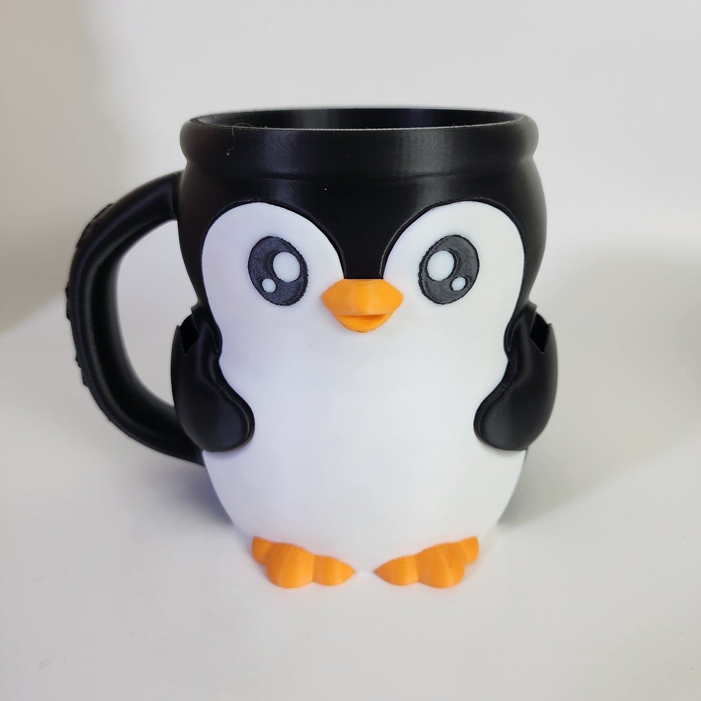 Ice Cream Pint Holder - Pebbles the Penguin - Black/White