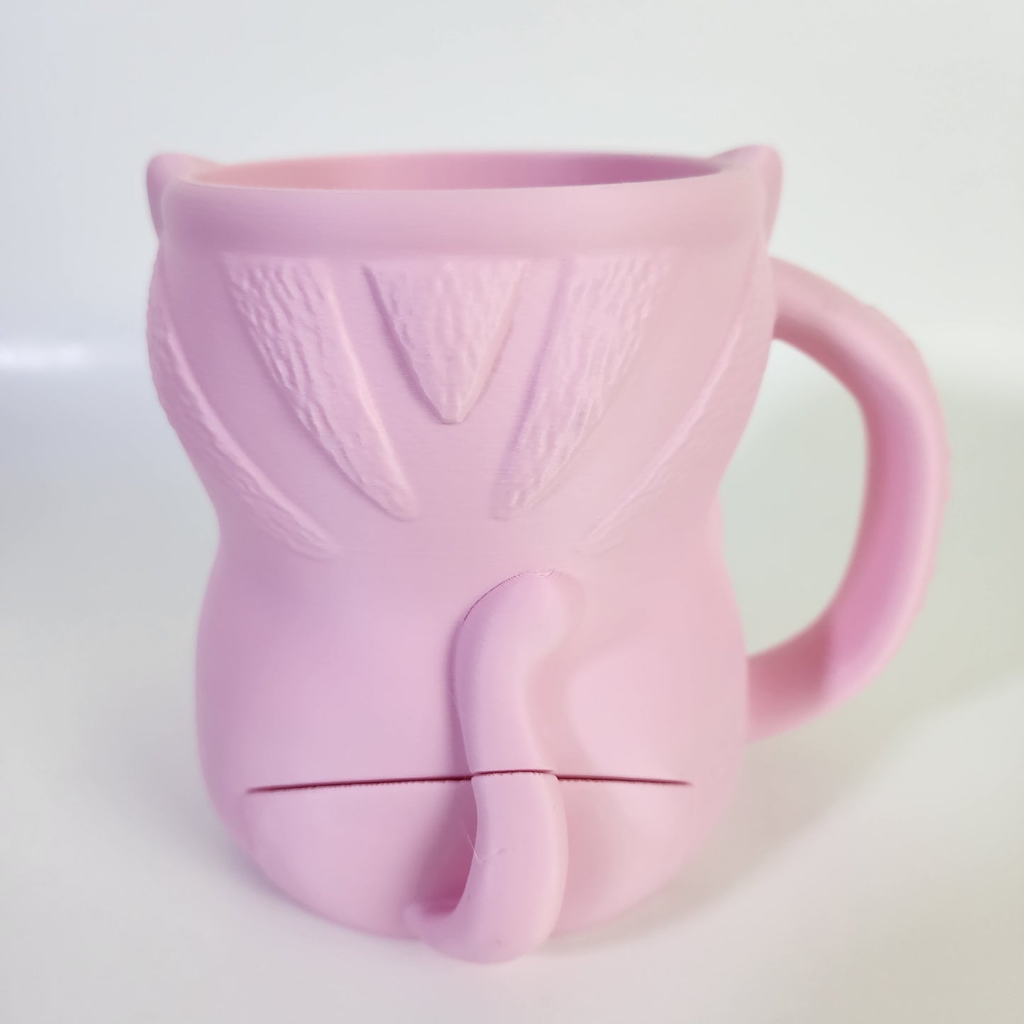 Ice Cream Pint Holder - Cuddles the Cat - Pink/Grey