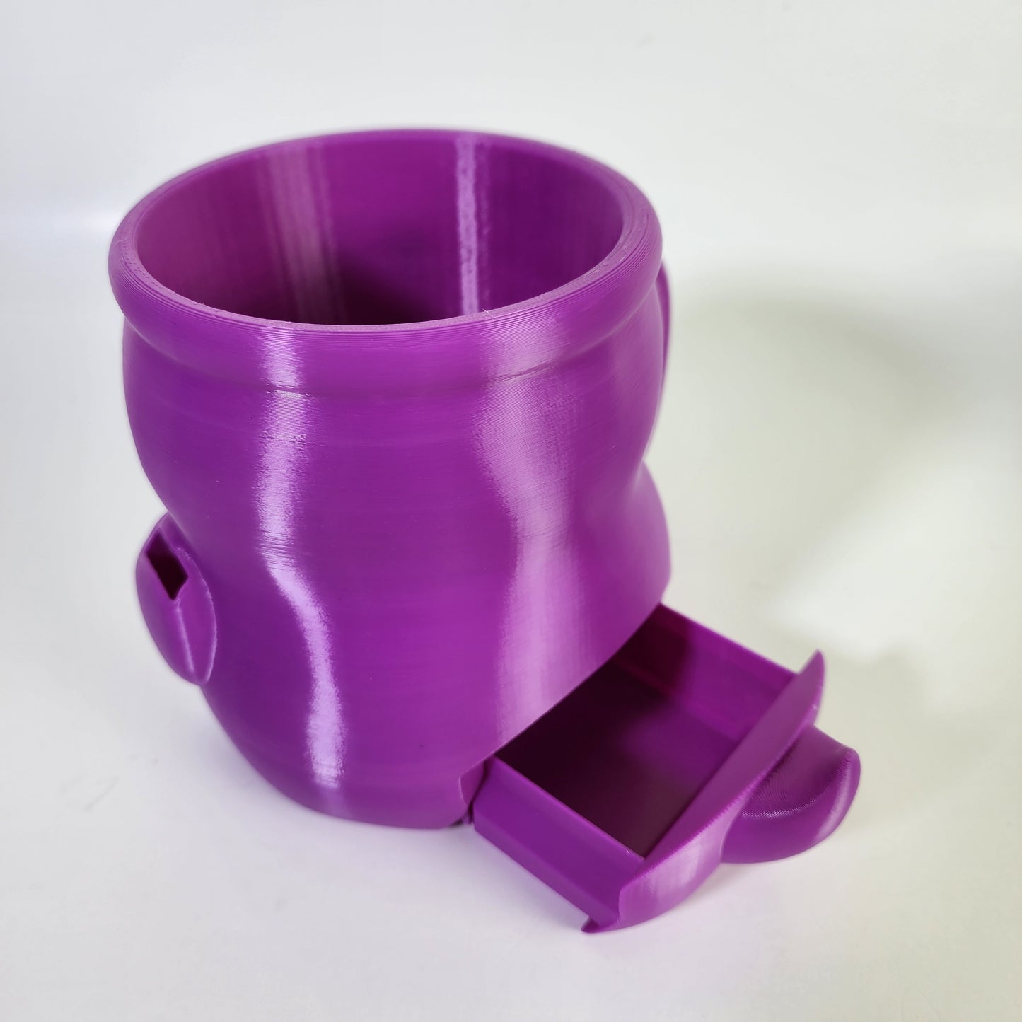 Ice Cream Pint Holder - Pebbles the Penguin - Purple/White