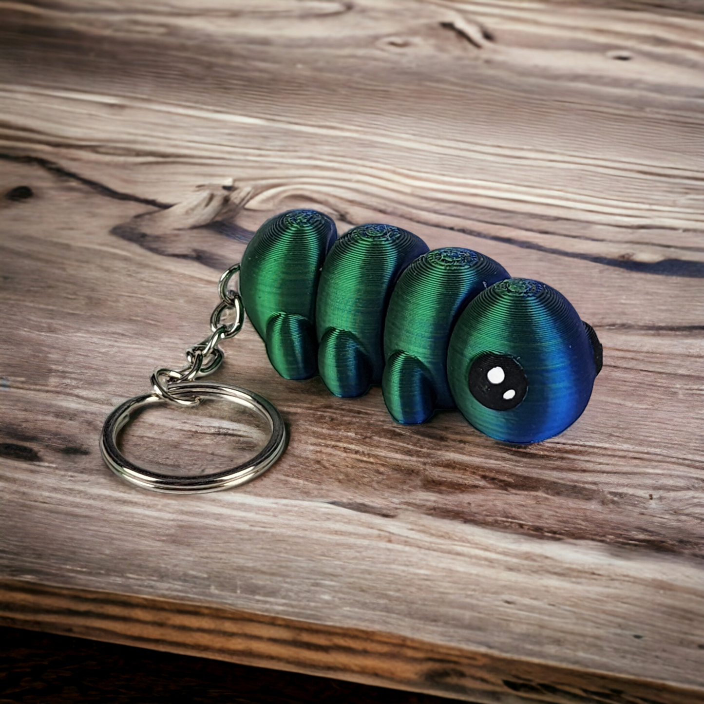 Articulated Caterpillar Keychain