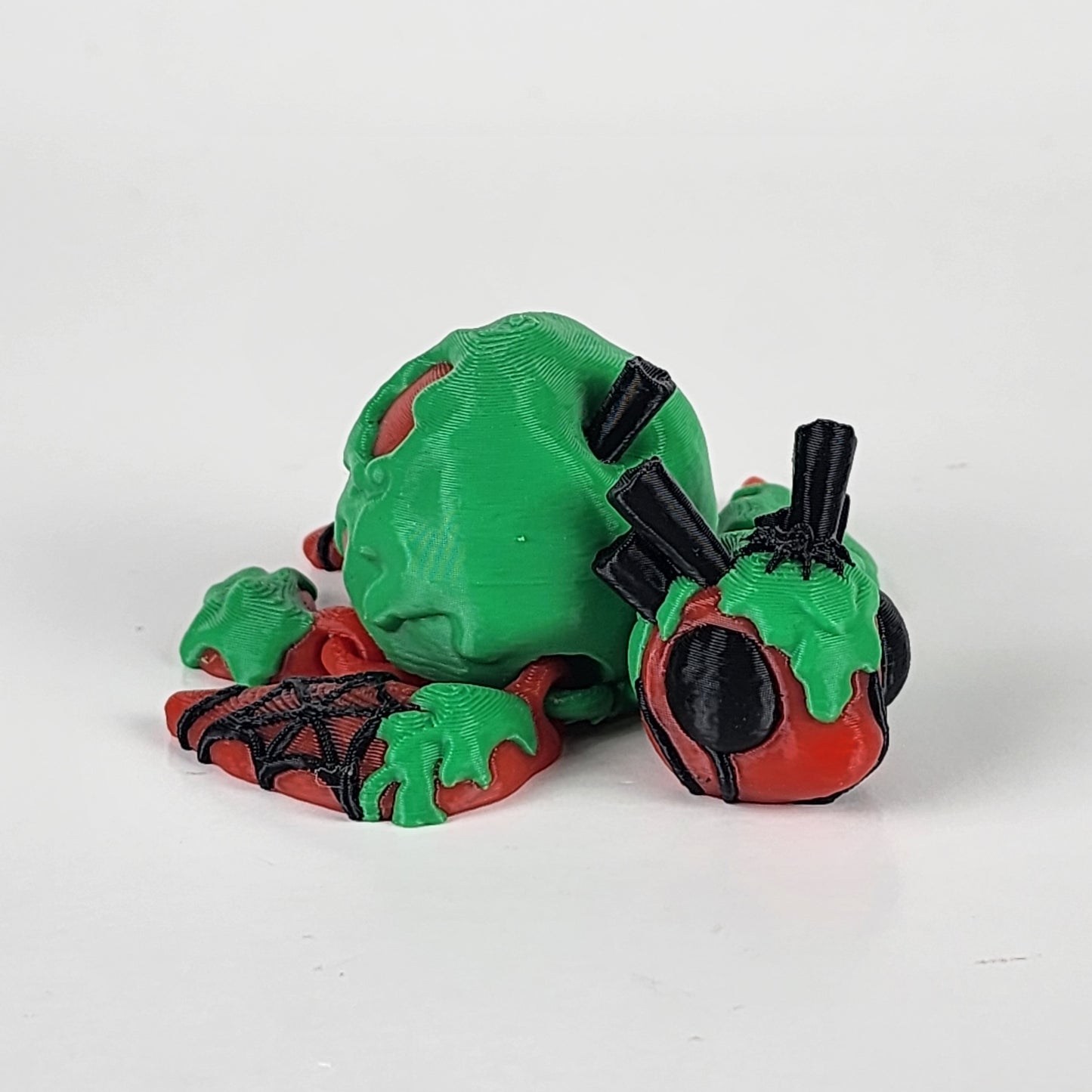 Green and Red Articulated Poison Turtle