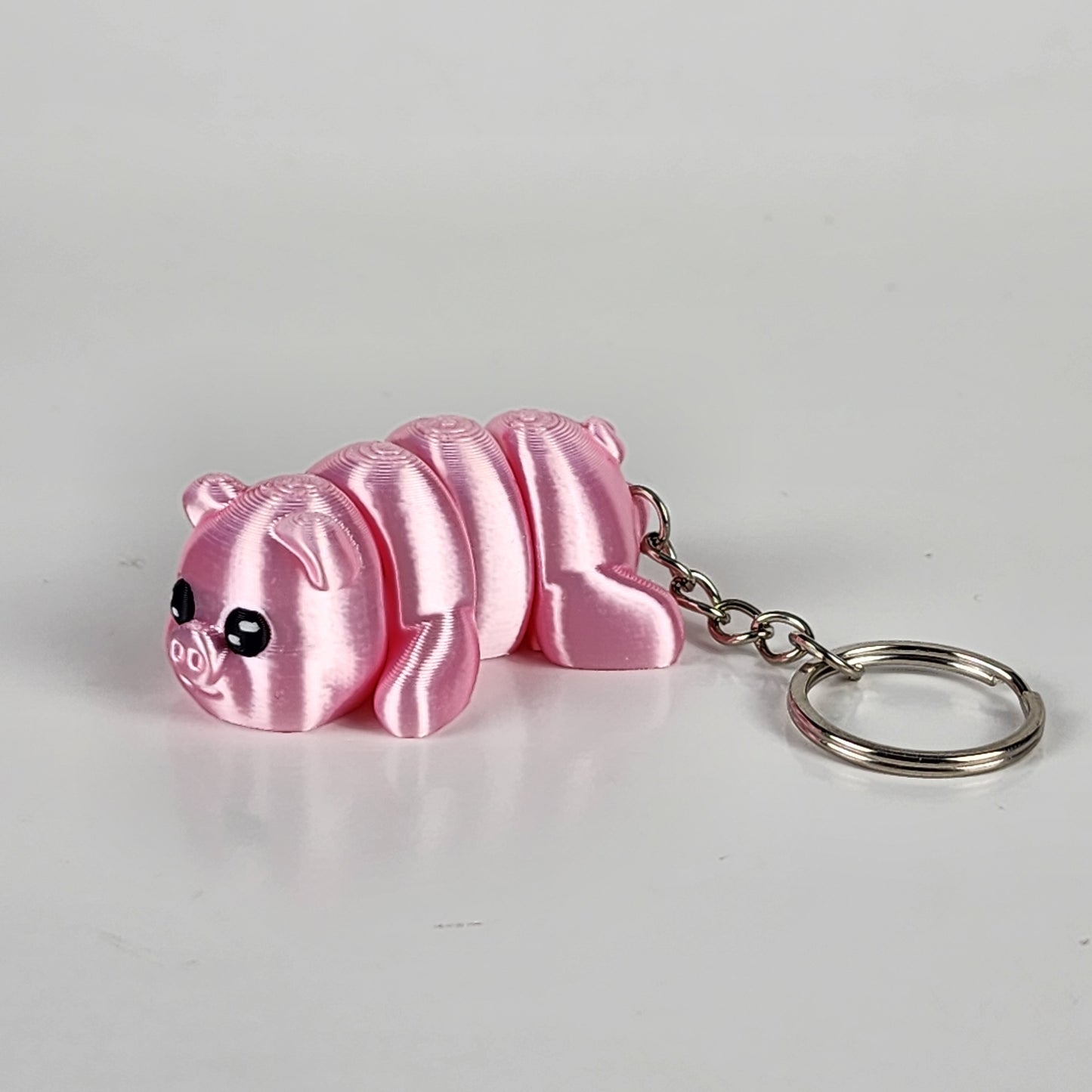 Articulated Piggy Keychain