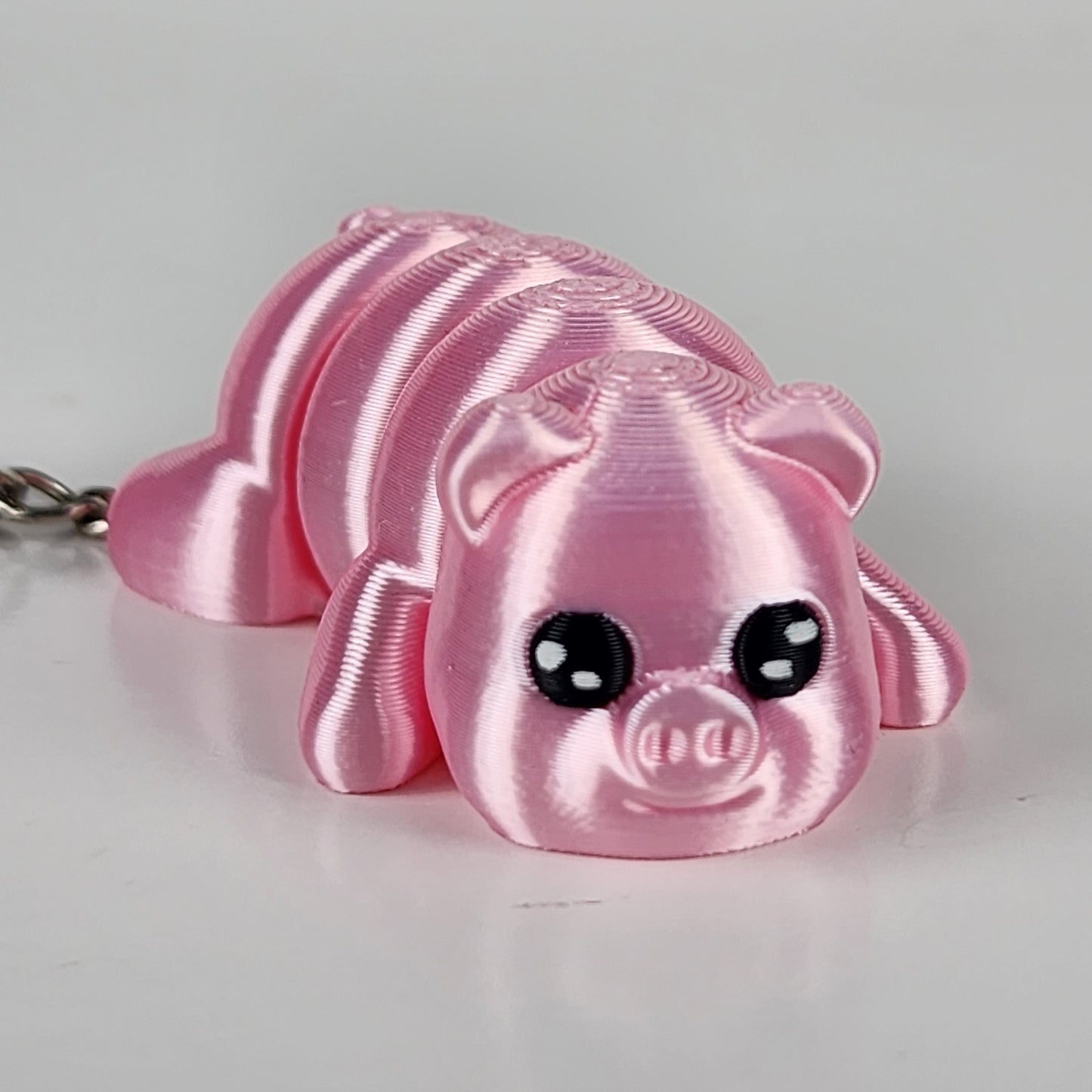 Articulated Piggy Keychain