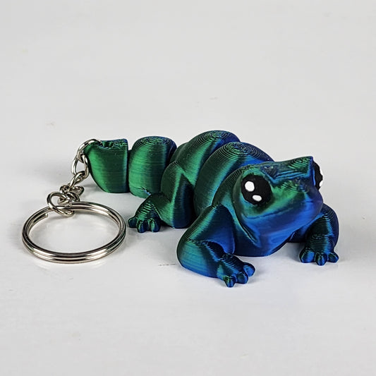 Articulated Lizard Keychain