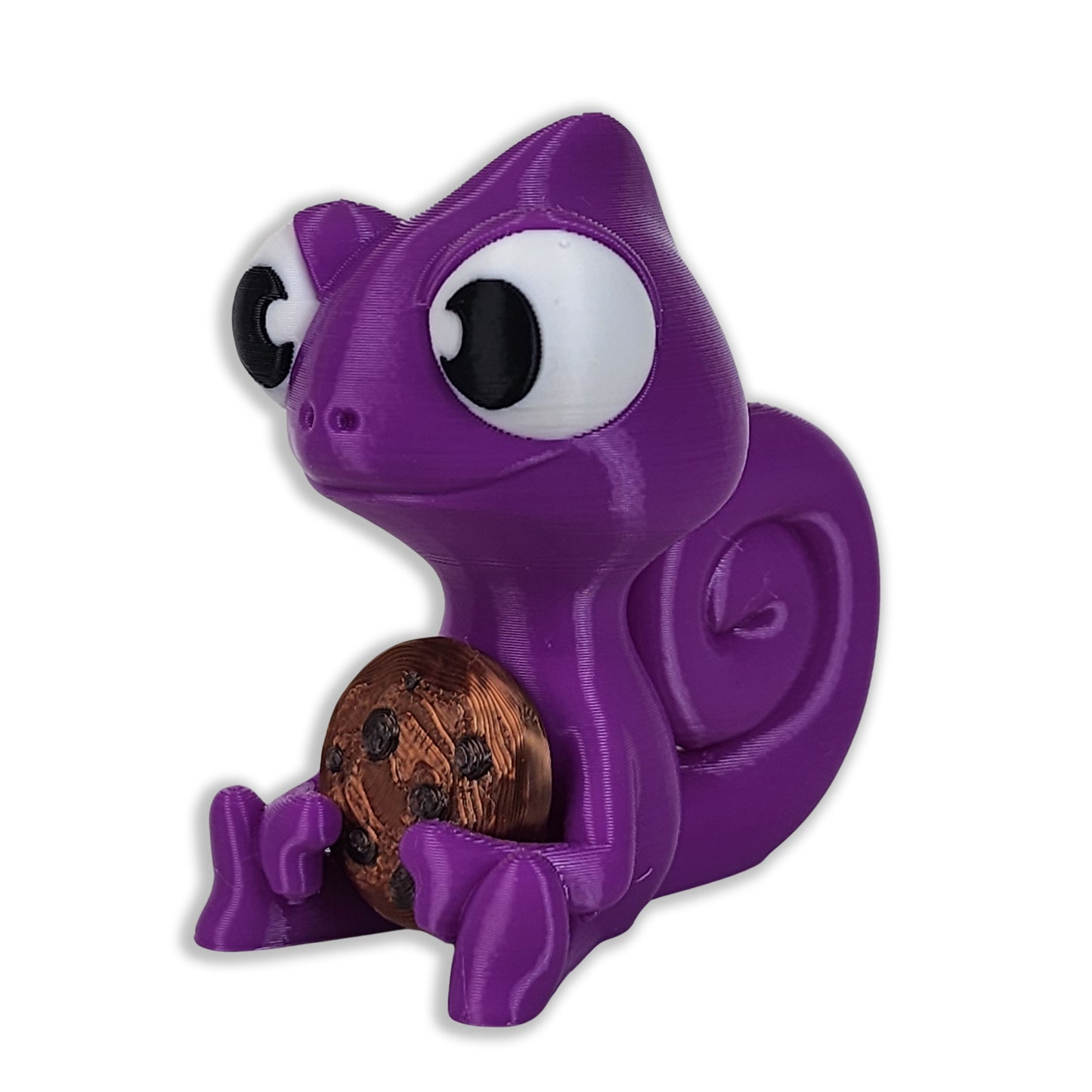 The Karma Stories "Karmen Chameleon" With Cookies! Purple Colored. YouTube Channel Mascot!