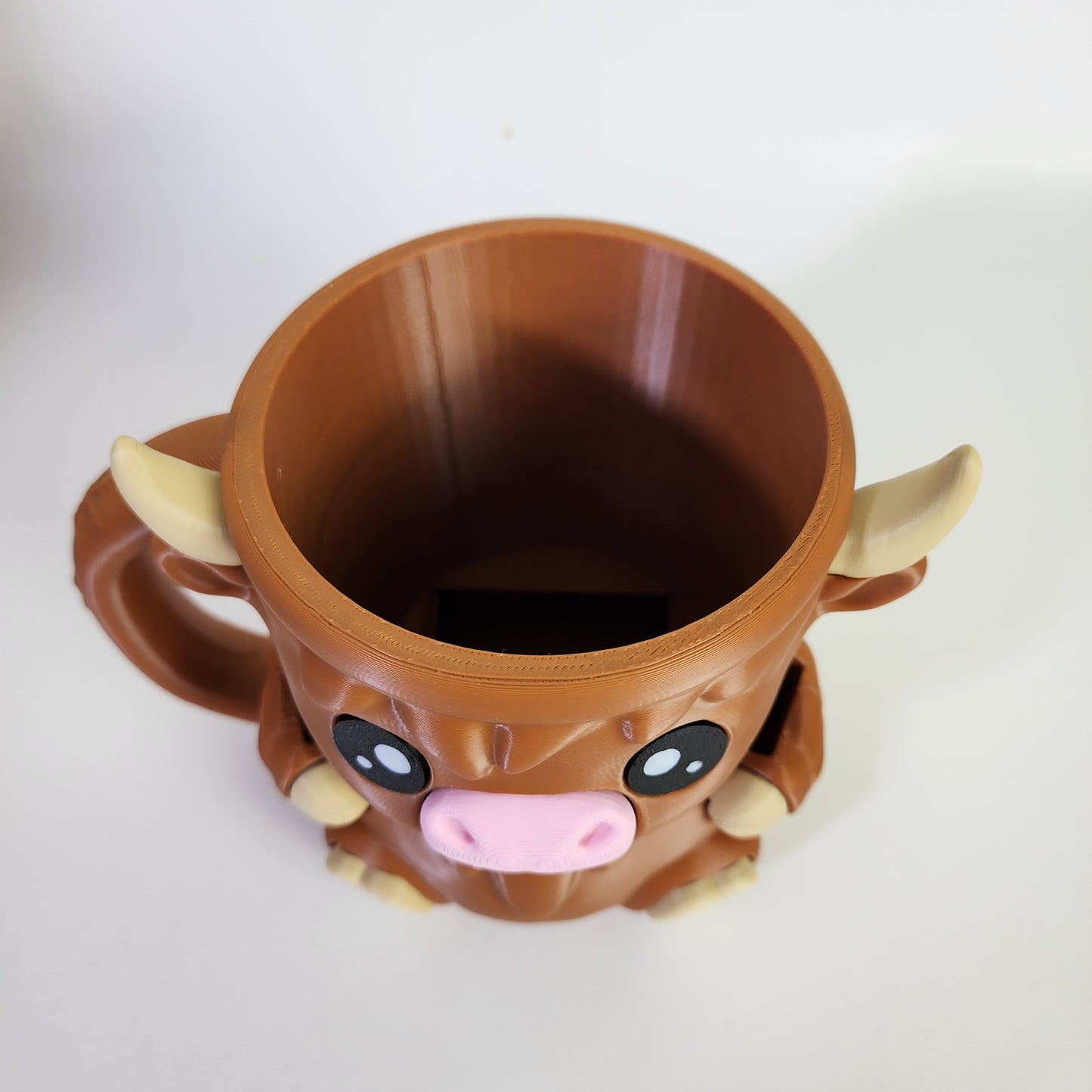 Ice Cream Pint Holder - Ferdinand the Highland Cow - Brown