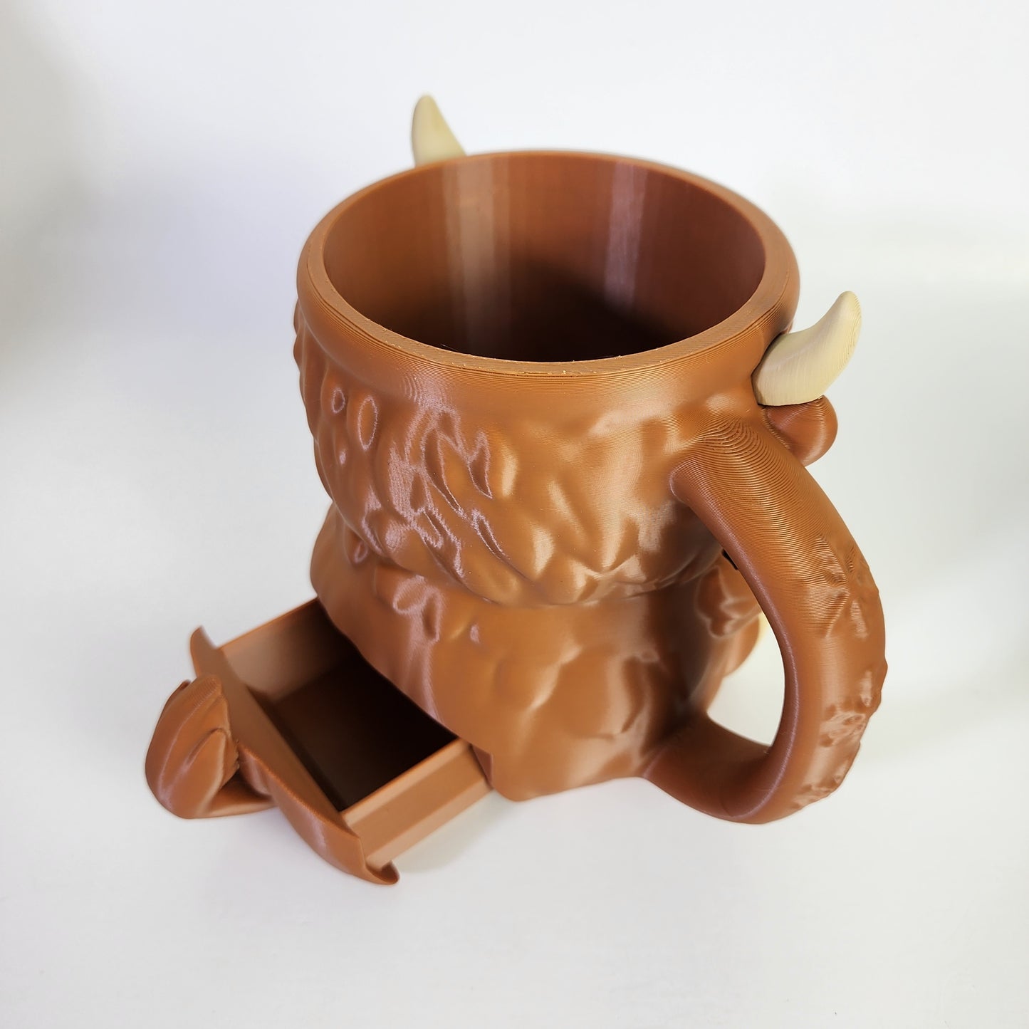 Ice Cream Pint Holder - Ferdinand the Highland Cow - Brown