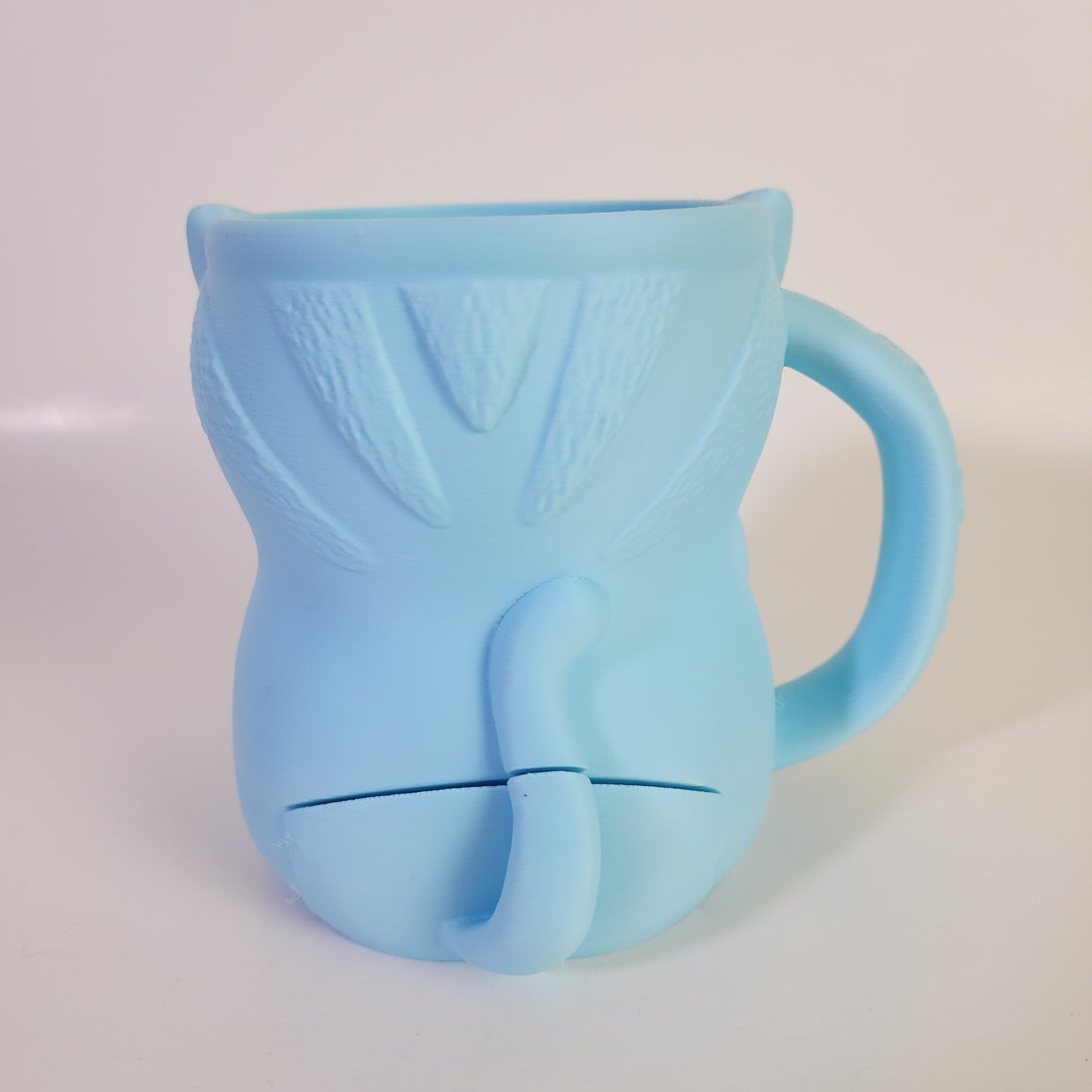 Ice Cream Pint Holder - Cuddles the Cat - Blue/Pink