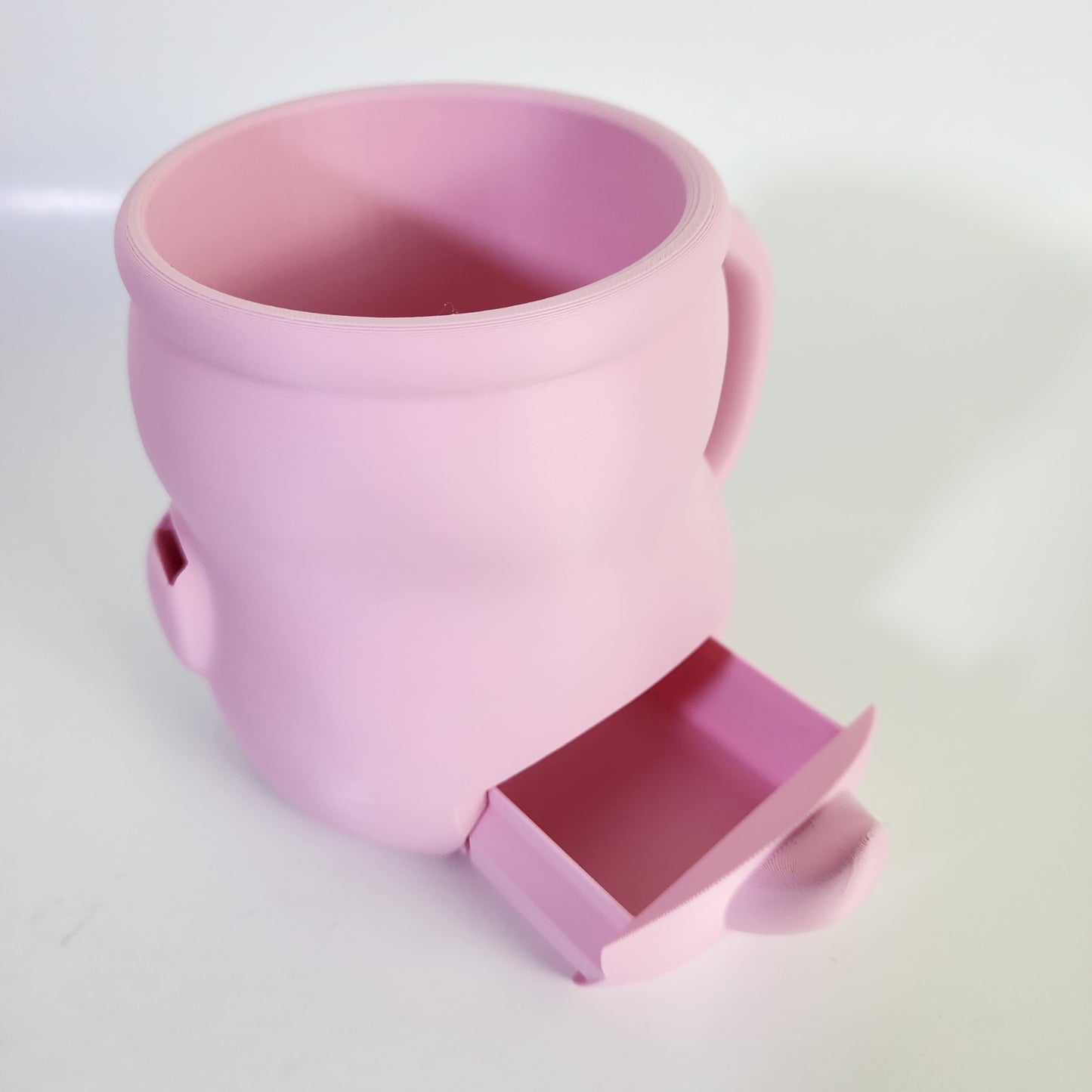 Ice Cream Pint Holder - Pebbles the Penguin - Pink/White